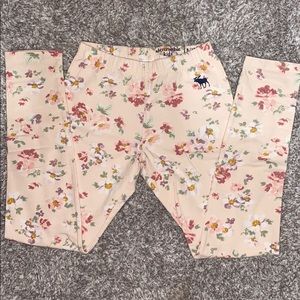 ABERCROMBIE: Girls Floral Leggings